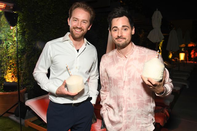 Jason Dolley and Jake Thomas pose as Jellycat celebrates the launch of their High Summer 2025 Alberto E. Rodriguez/Getty Jason Dolley and Jake Thomas.