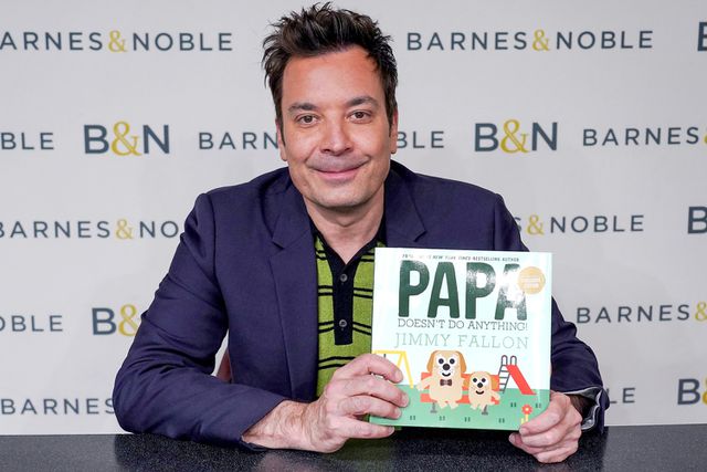 Jimmy Fallon Celebrates 'Papa Doesn't Do Anything!' at Barnes & Noble Union Square, New York, USA - 14 May 2025 Paul Zimmerman/Shutterstock Jimmy Fallon