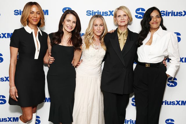 Cindy Ord/Getty Nicole Ari Parker, Kristin Davis, Sarah Jessica Parker, Cynthia Nixon and Sarita Choudhury.