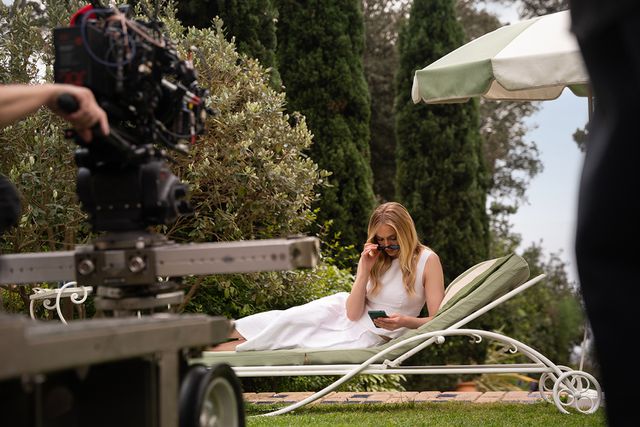 St-Germain BTS Campaign Photos Photo Credit: Matt Canals, Courtesy of St-Germain Matt Canals/courtesy st-germain A behind-the-scenes photo from Sophie Turner's St-Germain campaign
