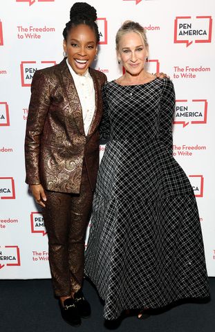 Amber Ruffin and Sarah Jessica Parker attend the 2025 PEN America Literary Gala Cindy Ord/Getty Amber Ruffin and Sarah Jessica Parker.