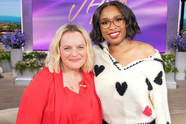 Chris Haston/WBTV via Getty Elisabeth Moss and Jennifer Hudson.
