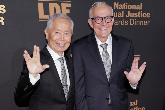 George Takei and Brad Takei attend the Legal Defense Fund's 37th National Equal Justice Awards Dinner Craig Barritt/Getty George Takei and Brad Takei.