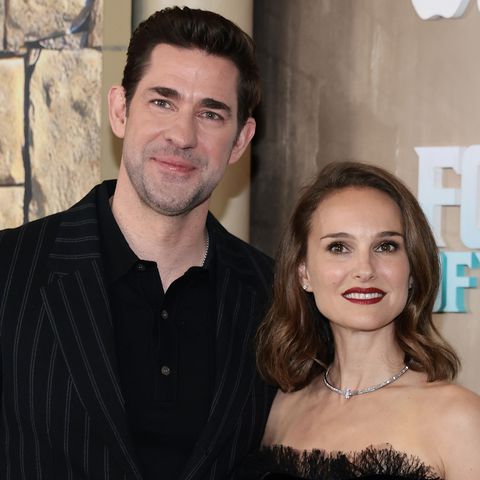 Dimitrios Kambouris/Getty John Krasinski and Natalie Portman.