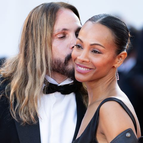 Andreas Rentz/Getty Marco Perego and Zoe Saldaña