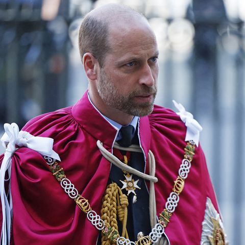 Britain's Prince William, Prince of Wales arrives to attend the service for The Order of the Bath at Westminster Abbey in London BENJAMIN CREMEL/AFP via Getty Prince William.