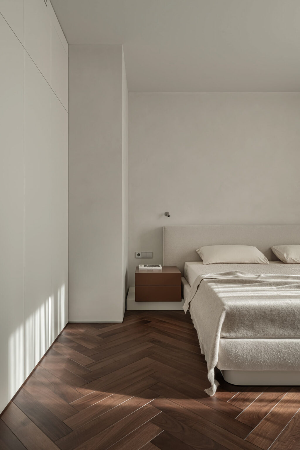 seek wooden nightstand