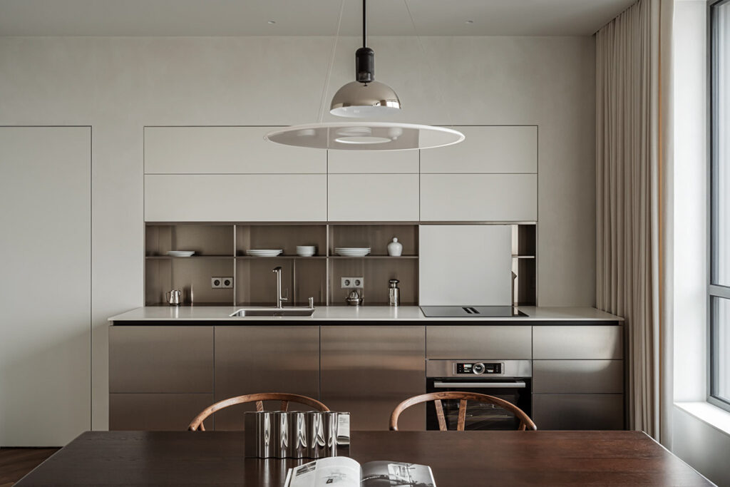 sleek cabinetry