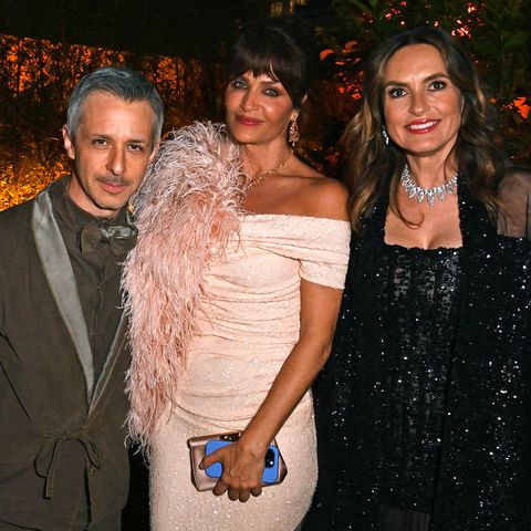 Dave Benett/Getty Jeremy Strong, Helena Christensen and Mariska Hargitay