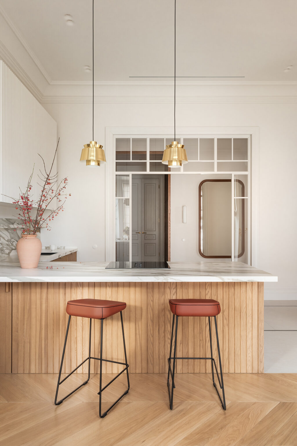 shiny gold pendant lights