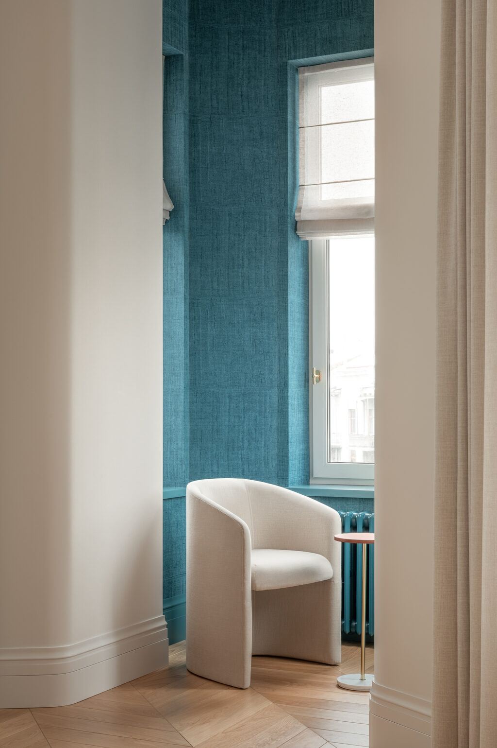 teal blue nook