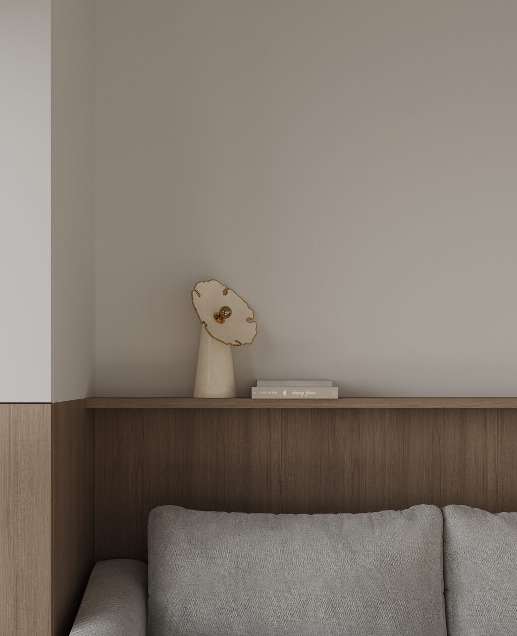 wooden shelf